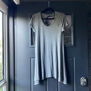 A gray dress